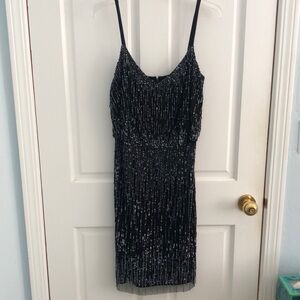 Adrianna Papell sequined cocktail dress